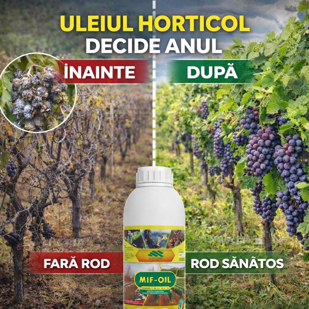 Stropirea de repaus – ulei horticol MIF-OIL